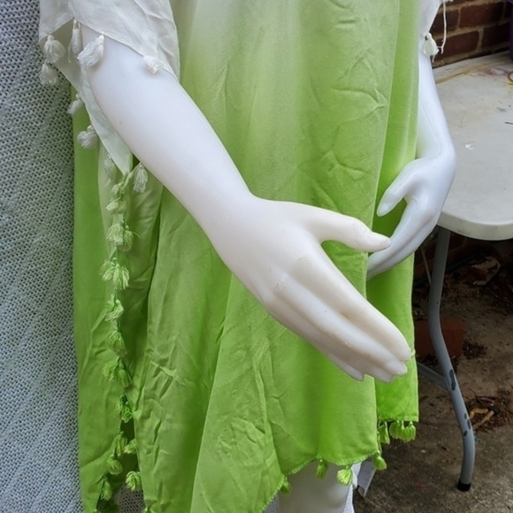 Plus Size Fringed Swimsuit Cover up 1X -:3X - Picture 4 of 12